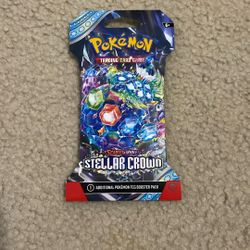 Pokemon TCG Stellar Crown Sleeved Booster Pack