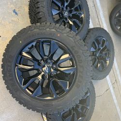 New Chevy Silverado Rims And Tires 20” Oem Factory Wheels Rines Y Llantas Nuevas Para Silverado Tahoe Z71 Avalanche Suburban RST GMC Sierra Yukon 