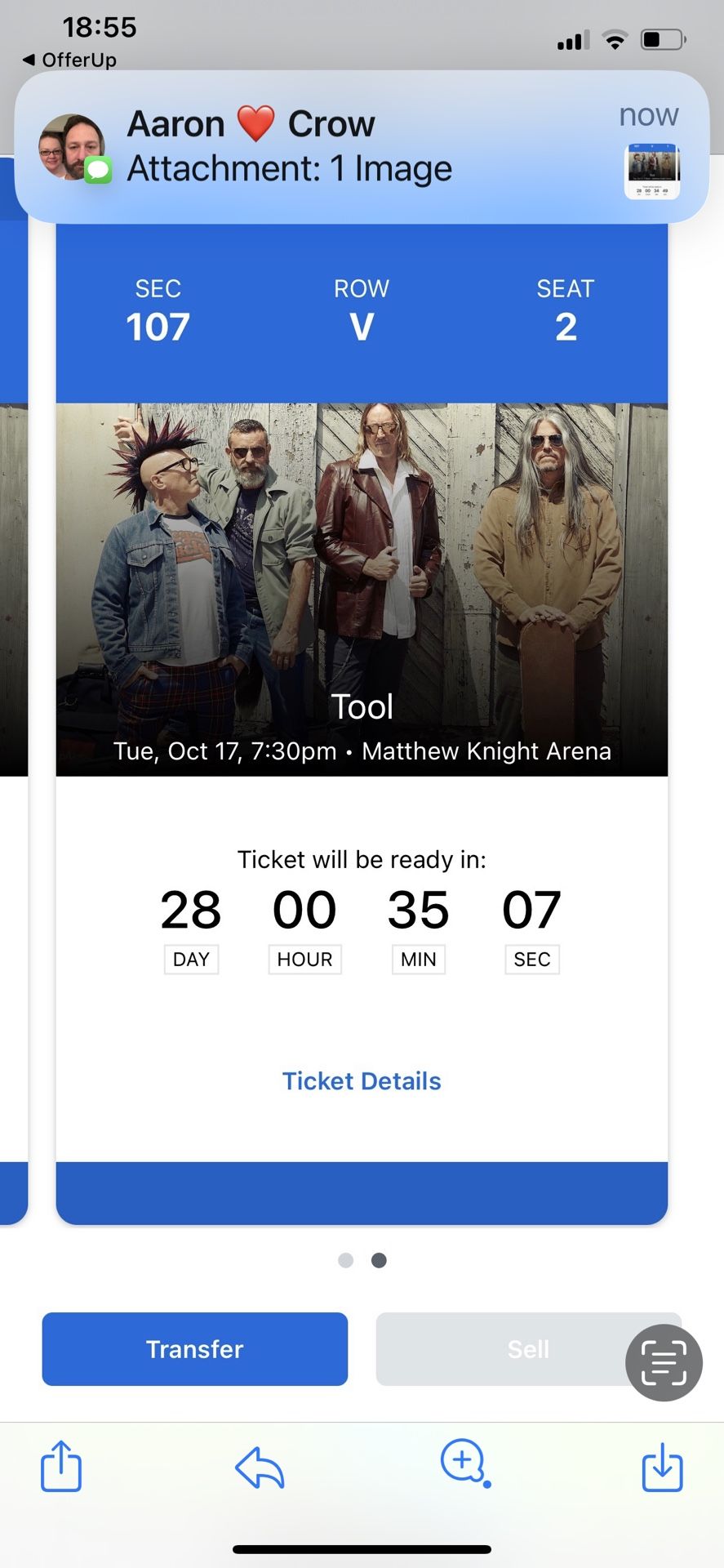 Eugene, OR Tool concert tickets (Oct 17)