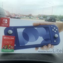 New Dark Blue Nintendo Switch Lite 