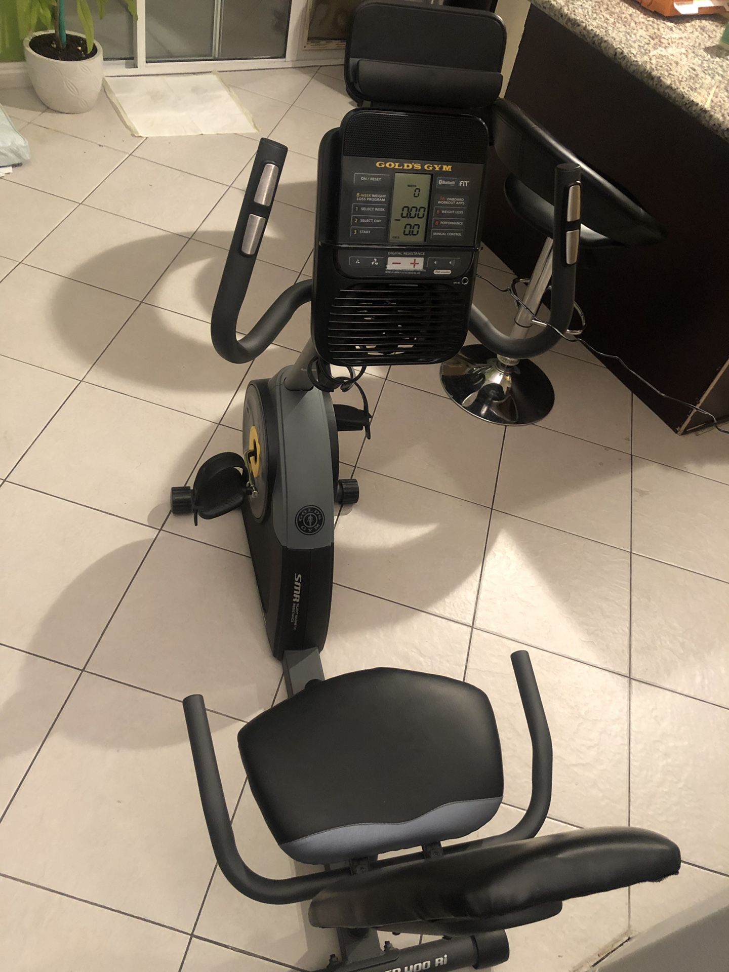 Gold's Gym Cycle Trainer 400 Ri Recumbent Exercise Bike For Sale In