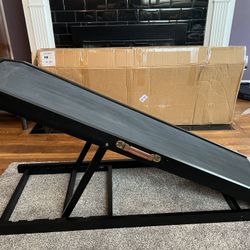 Aboron Adjustable Folding Pet Ramp, Large
