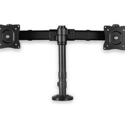 WALI Dual Monitor Stand Mount – Fits 2 Screens Up to 27