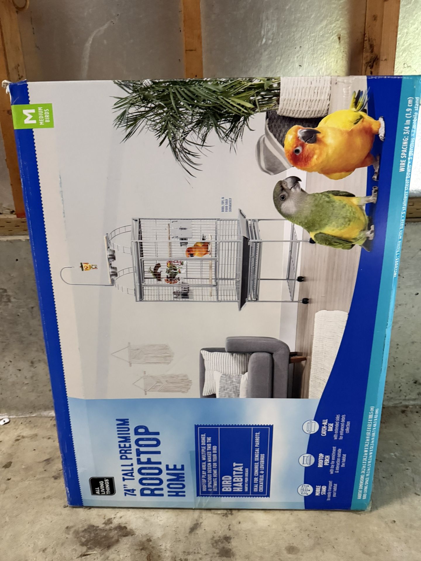 Medium bird cage