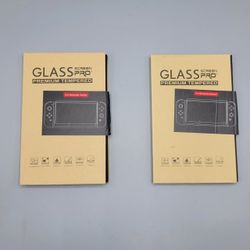 2 PACK Screen Protector for NINTENDO Switch Tempered Glass Lot (2)