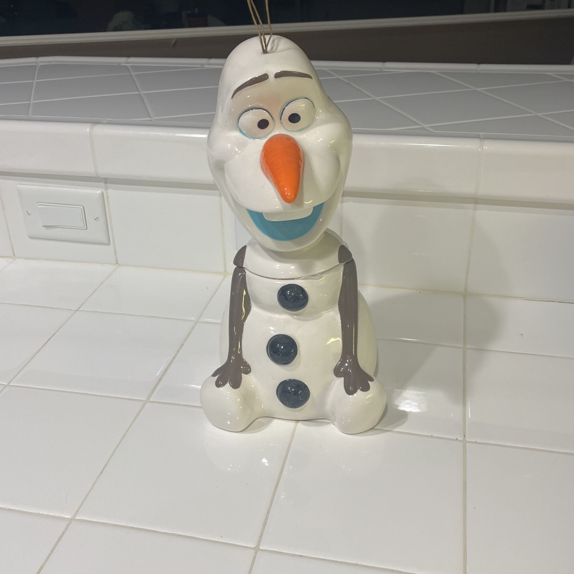 Disney Frozen Olaf Cookie Jar
