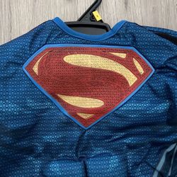 New Superman Deluxe Halloween Costume Child Kids Small 4-6