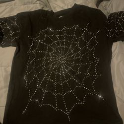 Black Spider Web Shirt 