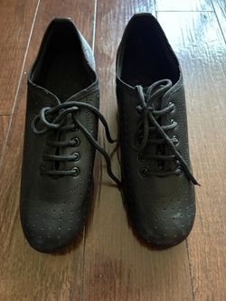 Black Leather Dance Shoes