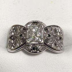 Diamond Ring, Custom Designed, Antique Art Deco style - Make Offer