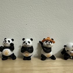 4 Kung Fu Panda Style Figures – Cute Gift Set 🐼