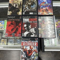 PlayStation 2 Games $35 Each Gamehogs 11am-7pm