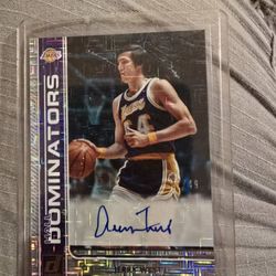 Panini Los Angeles Lakers Jerry West Signature Card 17/49