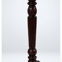 Elegant Dark Mahogany Accent / Plant Stand - 38.5" Tall