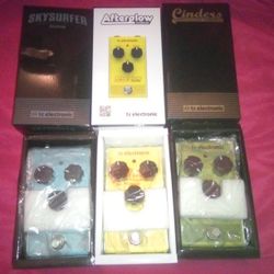 TC ELECTRONICS GUITAR EFFECT PEDALS