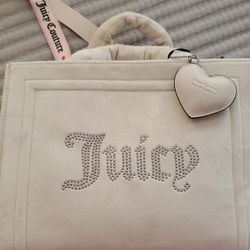 Juicy Couture Cream Tote-Large 