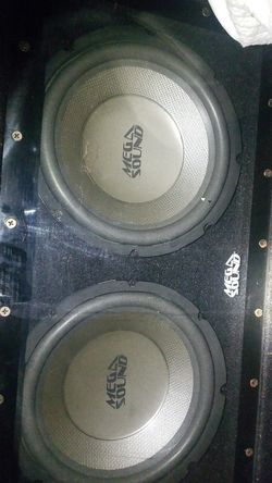 Mega sound 8" and box