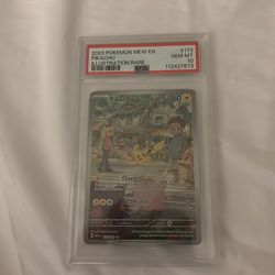 Psa 10 Pikachu Illustration Rare 151