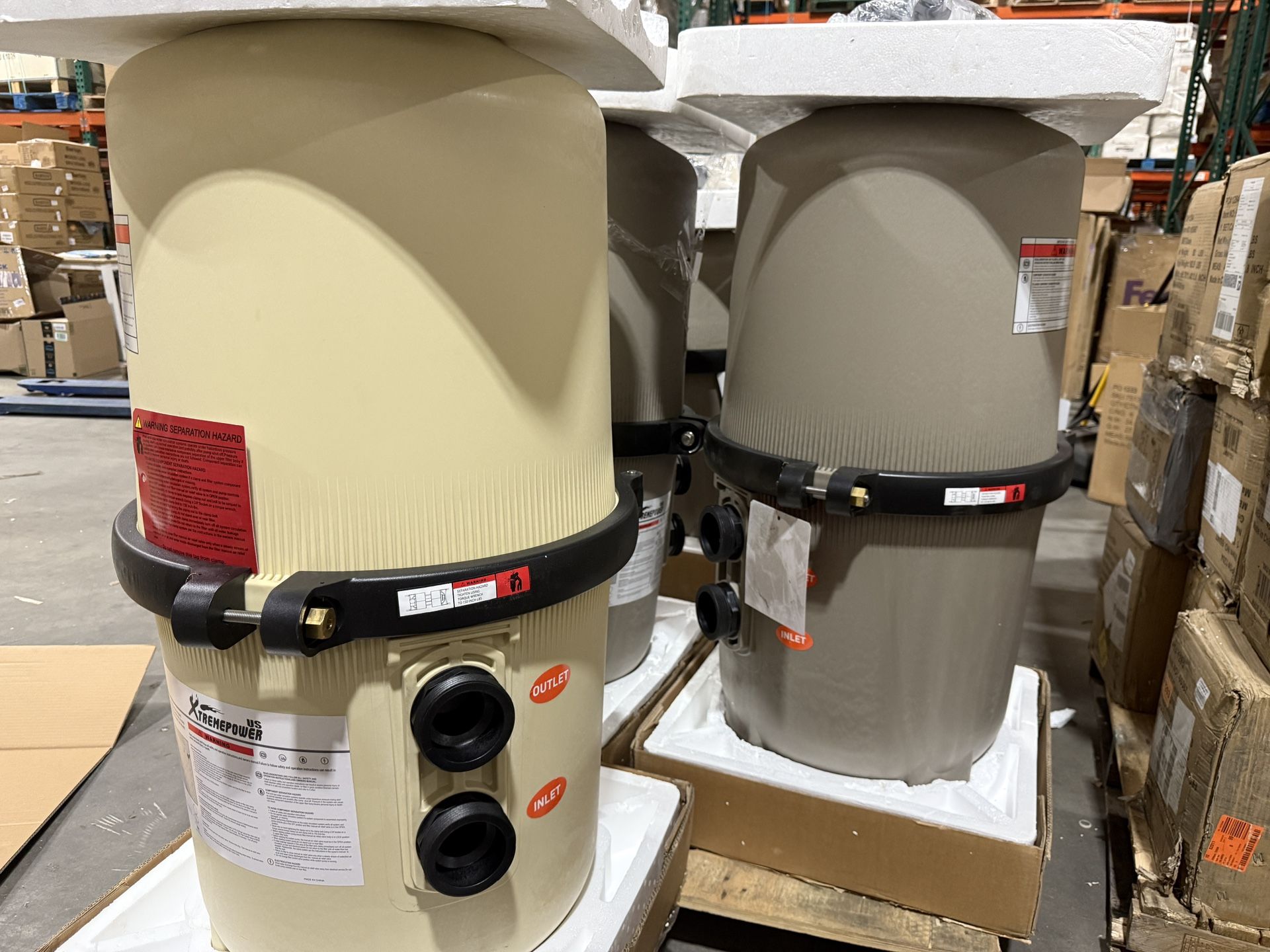 62 sft DE Pool Water Filter In Ground Pool 120 GPM Diatomaceous Tank Swimming Pool Replacement