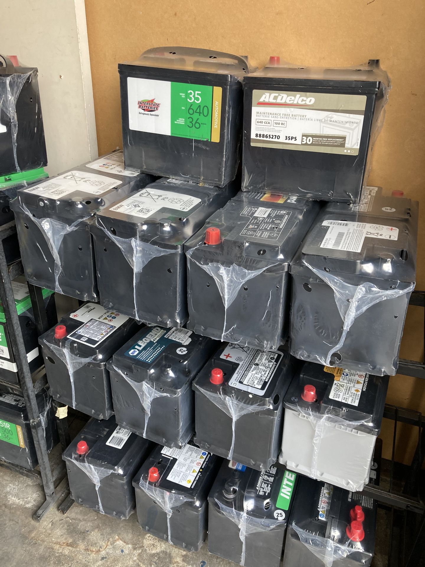 Car batteries