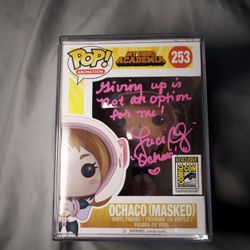 Funko Pop Ochaco Sddc Signed