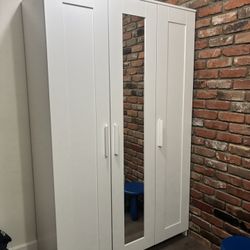 IKEA 3-Door Wardrobe with Mirror