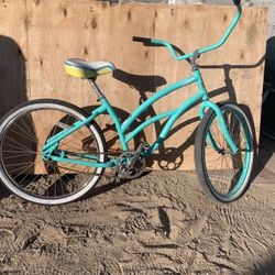 Teal Beach Cruiser Bike (bicicleta)
