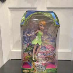 NIB Disney Tinker Bell Porcelain  Doll (2007)