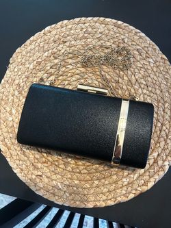 Black and gold clutch