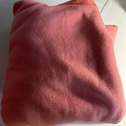 Coral Pink Polar Fleece – 3 3/4 Yards (DTLA Pickup)