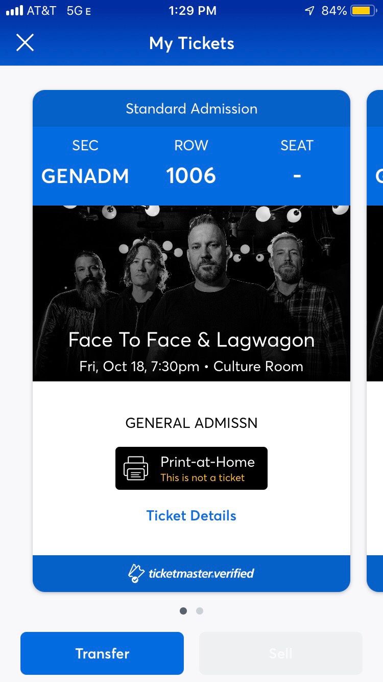 2 Tickets Face to Face and Lagwagon SOLD OUT