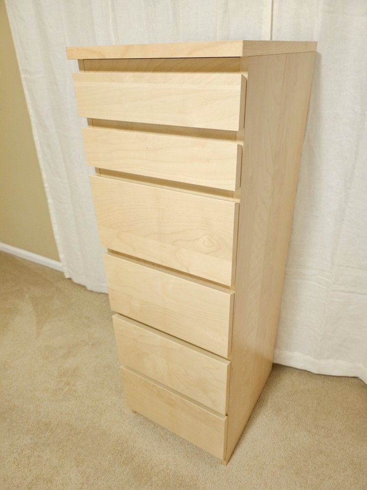 Ikea MALM Six Drawer Chest