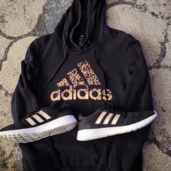 Adidas Hoodie And Shoes Women's/junior