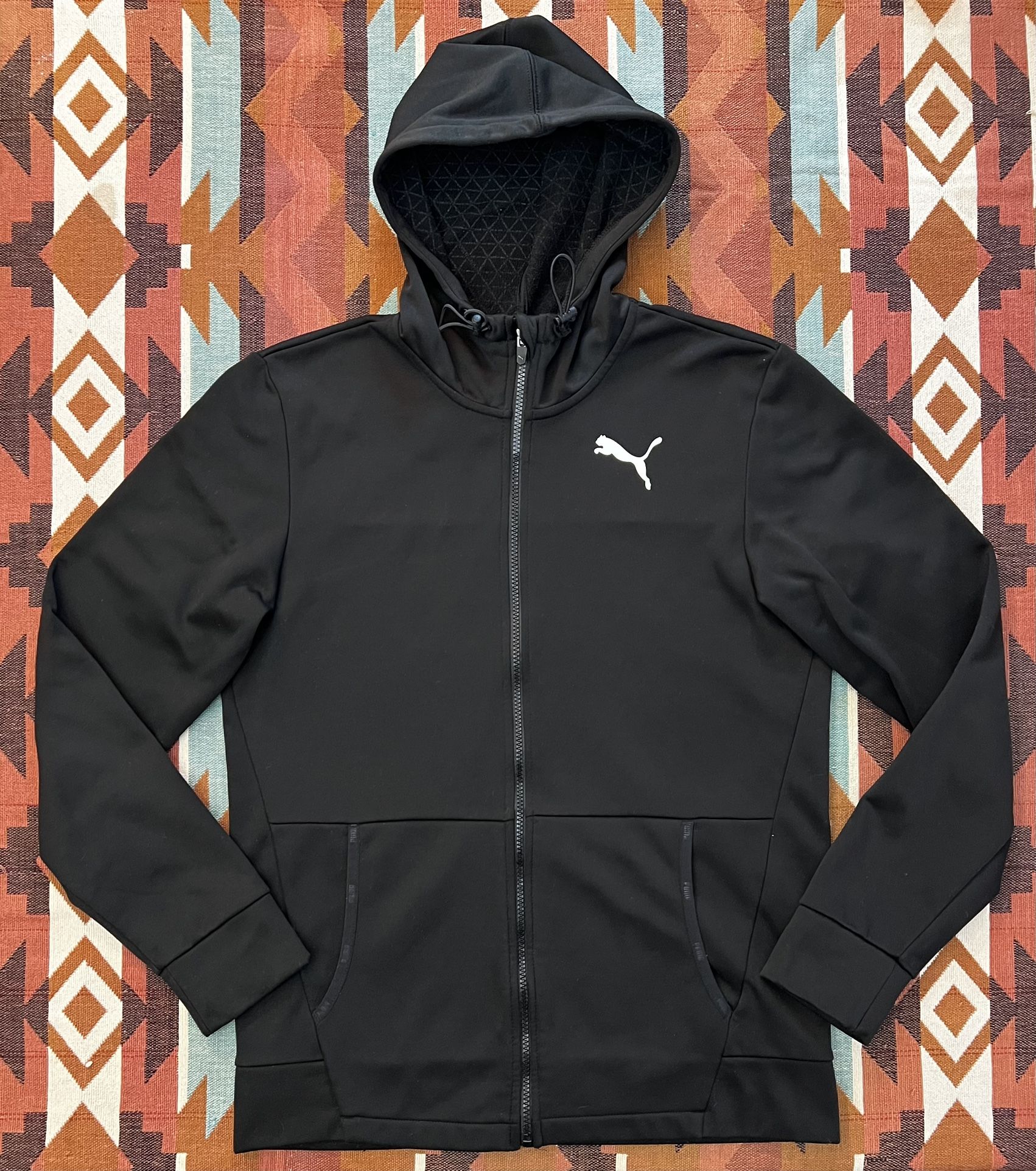 Puma Full Zip Hoodie/Stretch Sweater Men’s Medium