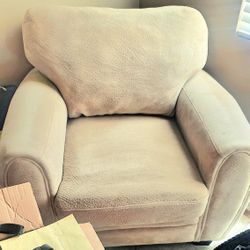 Sofa Suede Small Great Condition Comfortable 
