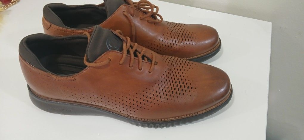 Size 10.5 Men Cole Haan 2.Zerogrand Brown Leather
