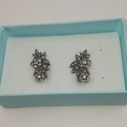 Vintage Marcasite Clip On Earrings