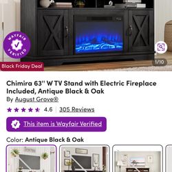Wayfair Tv Stand And Fireplace