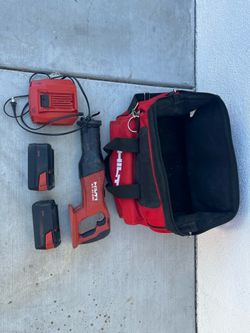 Hilti SR 30-A36 Cordless Reciprocating Saw 2 Batteries
