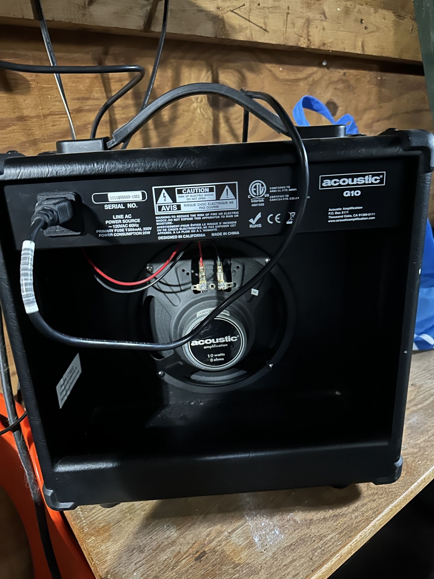 Acoustic G10 Guitar Amp $100