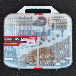Mastergrip 92pc Power Drill Bit Set New