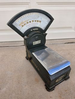 Vintage Triner Old Postal Rate Scale Chicago, IL