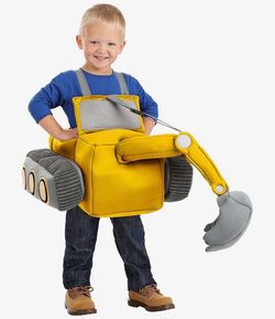 NEW! Toddler Construction Excavator Costume
