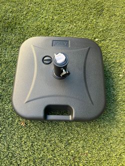 44LBS water filled umbrella base stand color: black
