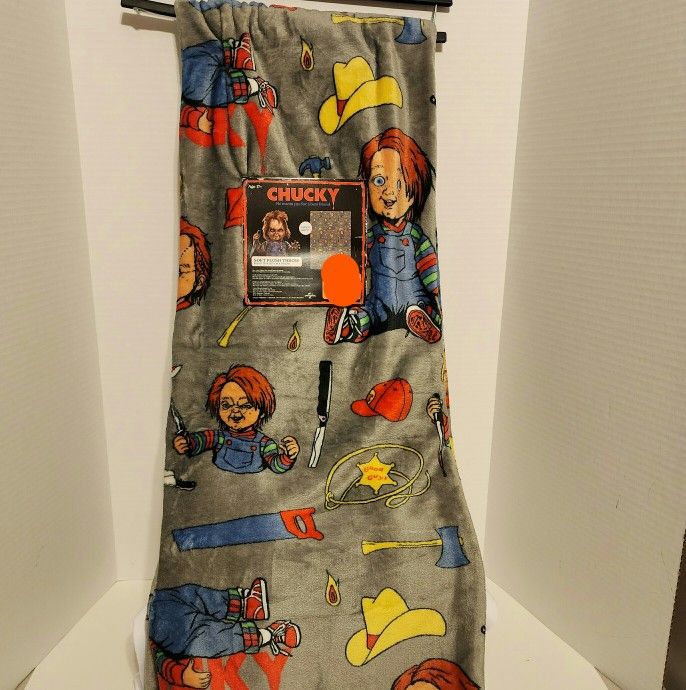 Halloween Chucky Blanket