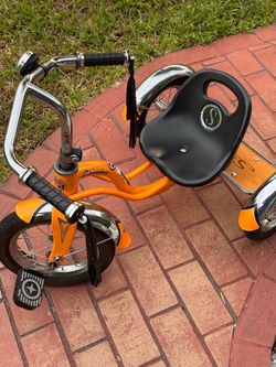Schwinn Roadster Kids Tricycle – Orange & Chrome