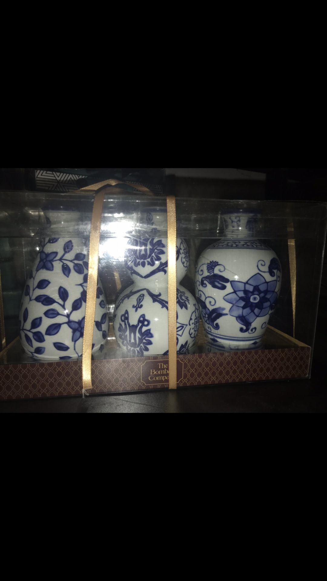 3 Small Vases Set