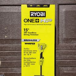 Ryobi ONE+ HP 18V Brushless 15 in. Cordless Battery String Trimmer (Tool Only)