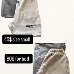 Essential shorts both brand new One Size Medium The Other One Size Small $80 For Both