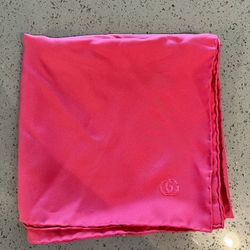 Pink Gucci scarf